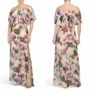 Show Me Your Mumu Hacienda Maxi Dress Floral Pink